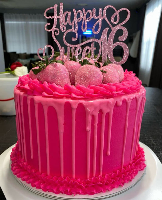 7" Round Custom Cake (Serves 15-20)