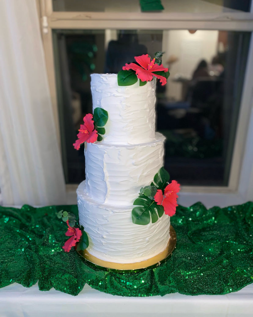 Three-Tier Cake (Serves up to 100 Guest)